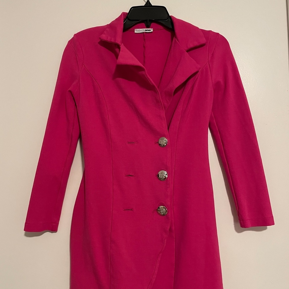 Fashion Nova coat dress size small